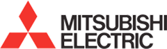 Mitsubishi Electric logo. Mitsubishi Electric logo.