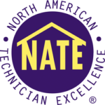 North American Technician Excellence award logo. North American Technician Excellence (NATE) award logo.