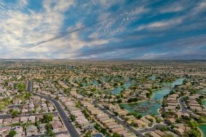 Overhead view of Avondale, AZ.
