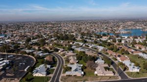 Aerial view of Sun City West, AZ.