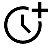 Clock time icon.